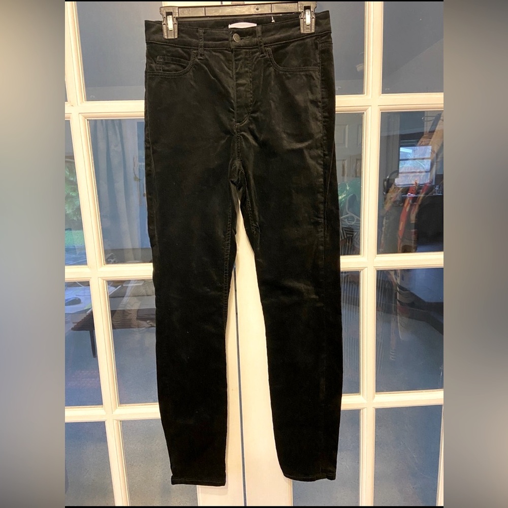 LOFT Midnight Black Straight Leg Trousers